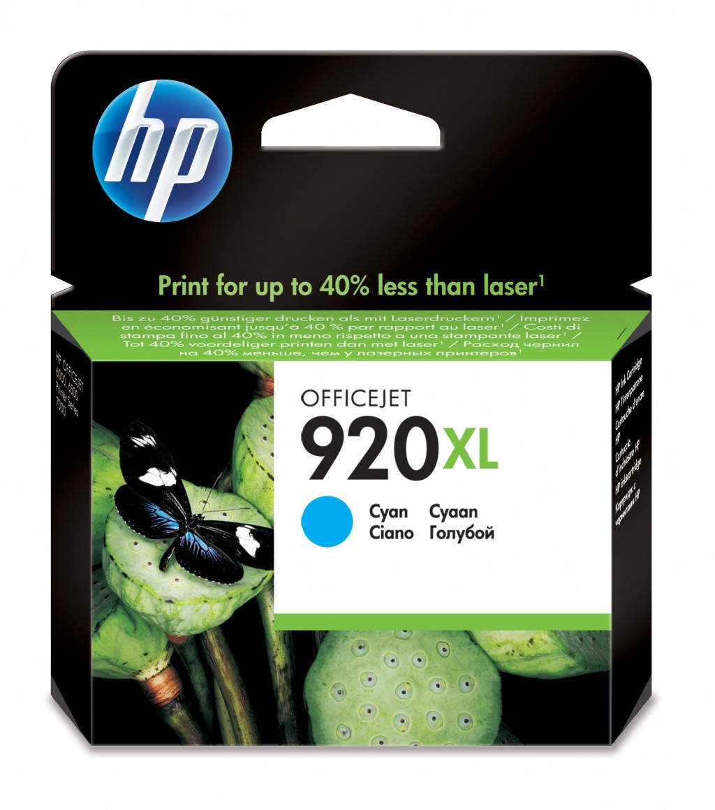 HP CD972AE ink cartridge No. 920XL, cyan, high capacity