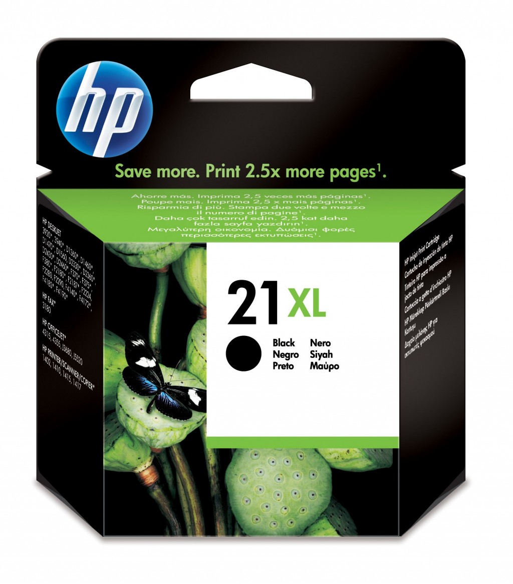HP 21XL Originaal Must 1 tk