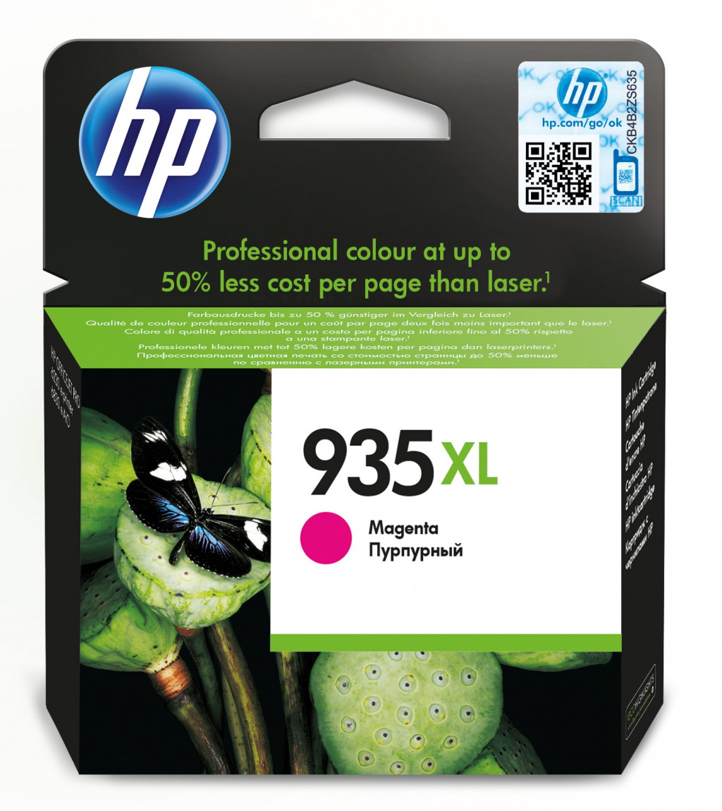 HP C2P25AE ink cartridge, No. 935XL, magenta, high capacity