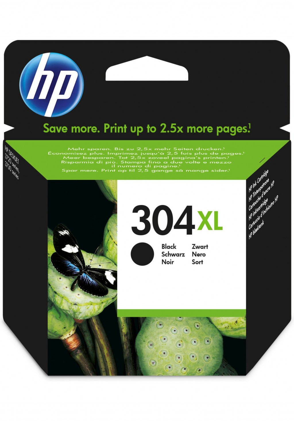 HP N9K08AE ink cartridge No. 304XL, black, high capacity