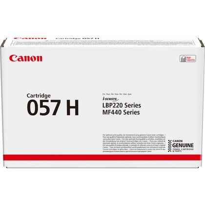 Canon cartridge 057H, black, high capacity, contract
