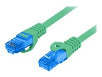 LANBERG patchcord cat.6A FTP 1m green