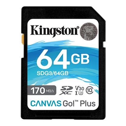 Kingston Technology Canvas Go! Plus 64 GB SD UHS-I Klass 10