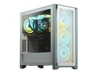 CORSAIR 4000D Airflow Temp Glass Mid Wht