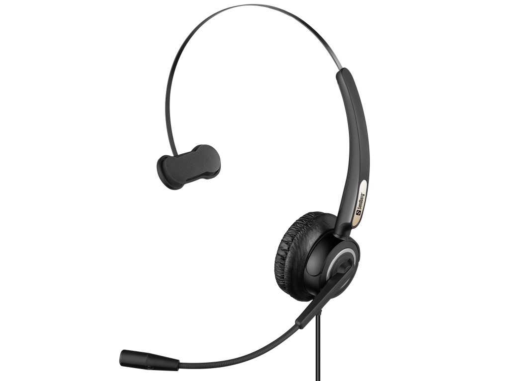 Sandberg 126-14 kõrvaklapid ja peakomplekt Kõrvaklapp Juhtmega ühendatud Peavõru Kontor/kõnekeskus USB tüüp A Must