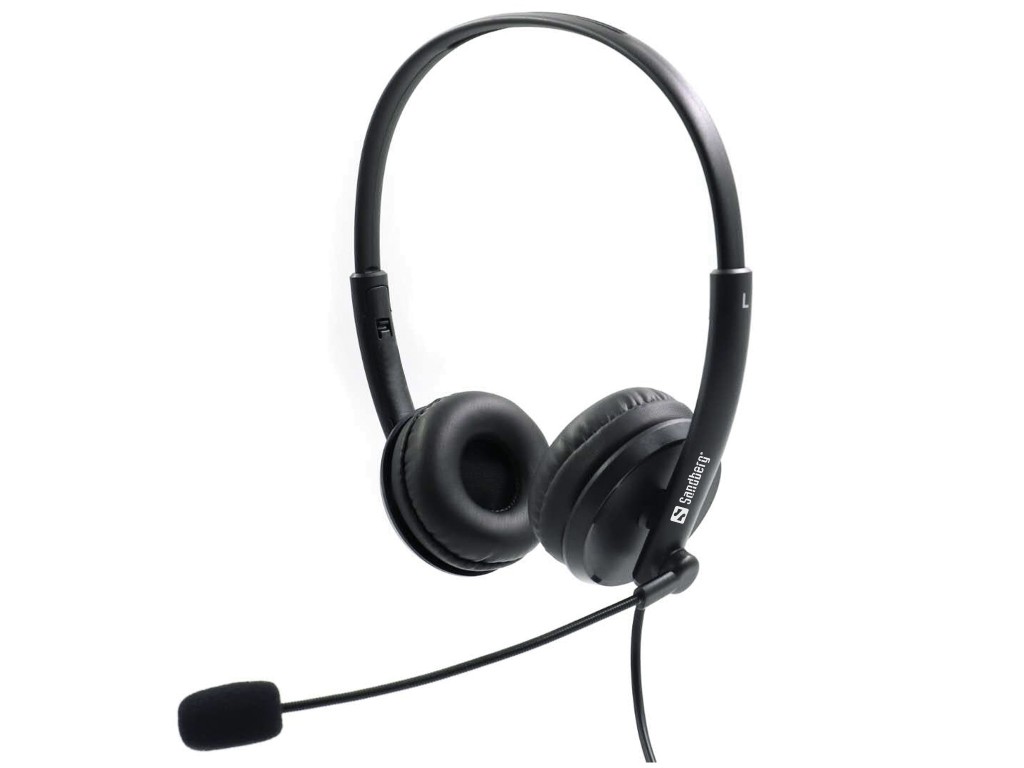 Sandberg 326-12 kõrvaklapid ja peakomplekt Kõrvaklapp Juhtmega ühendatud Peavõru Kõned/muusika USB tüüp A Must