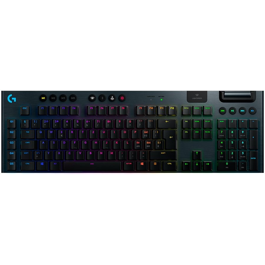 LOGITECH G915 TKL LIGHTSPEED Wireless Mechanical Gaming Keyboard - WHITE - US INT'L - TACTILE