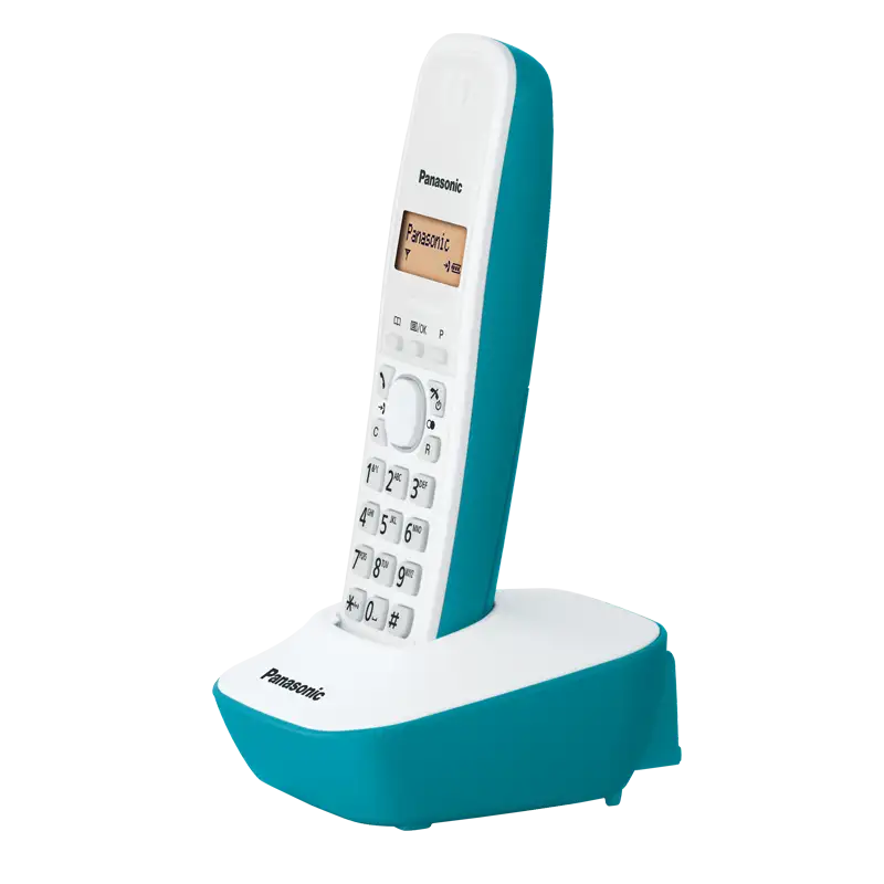 Panasonic | Cordless phone | KX-TG1611FXC | Built-in display | Caller ID | White | Conference call | Wireless connection