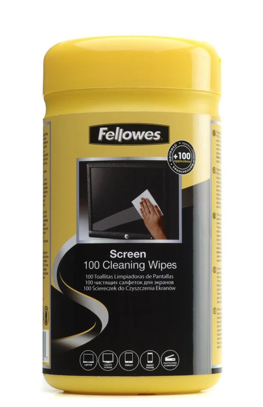 Ekraanipuhastuslapid Fellowes, 100tk 9970330