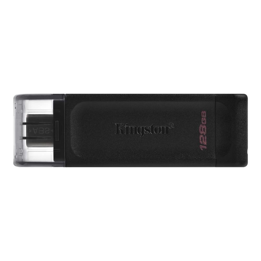 Kingston Technology DataTraveler 70 USB-välkmälu 128 GB USB tüüp-C 3.2 Gen 1 (3.1 Gen 1) Must