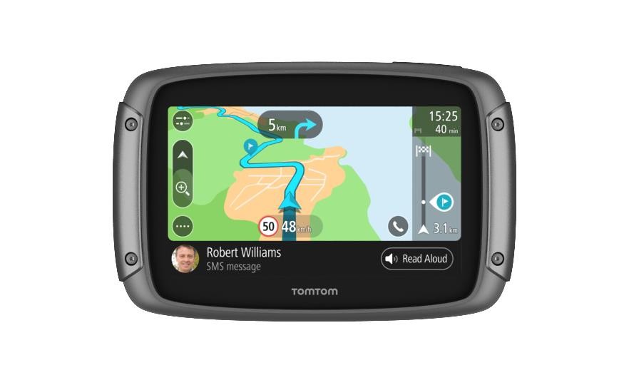 TomTom Rider 550 navigaator Fikseeritud 10,9 cm (4.3") Puutetundlik ekraan 280 g Must