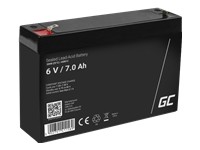 GREEN CELL Battery AGM 6V 7AH