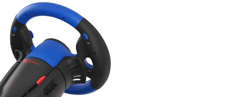 Genesis | Driving Wheel | Seaborg 350 | Blue/Black | Game racing wheel