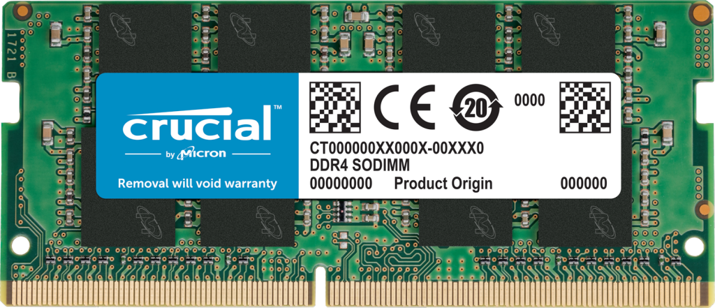 Crucial 8 GB, DDR4, 3200 MHz, Notebook, Registered No, ECC No