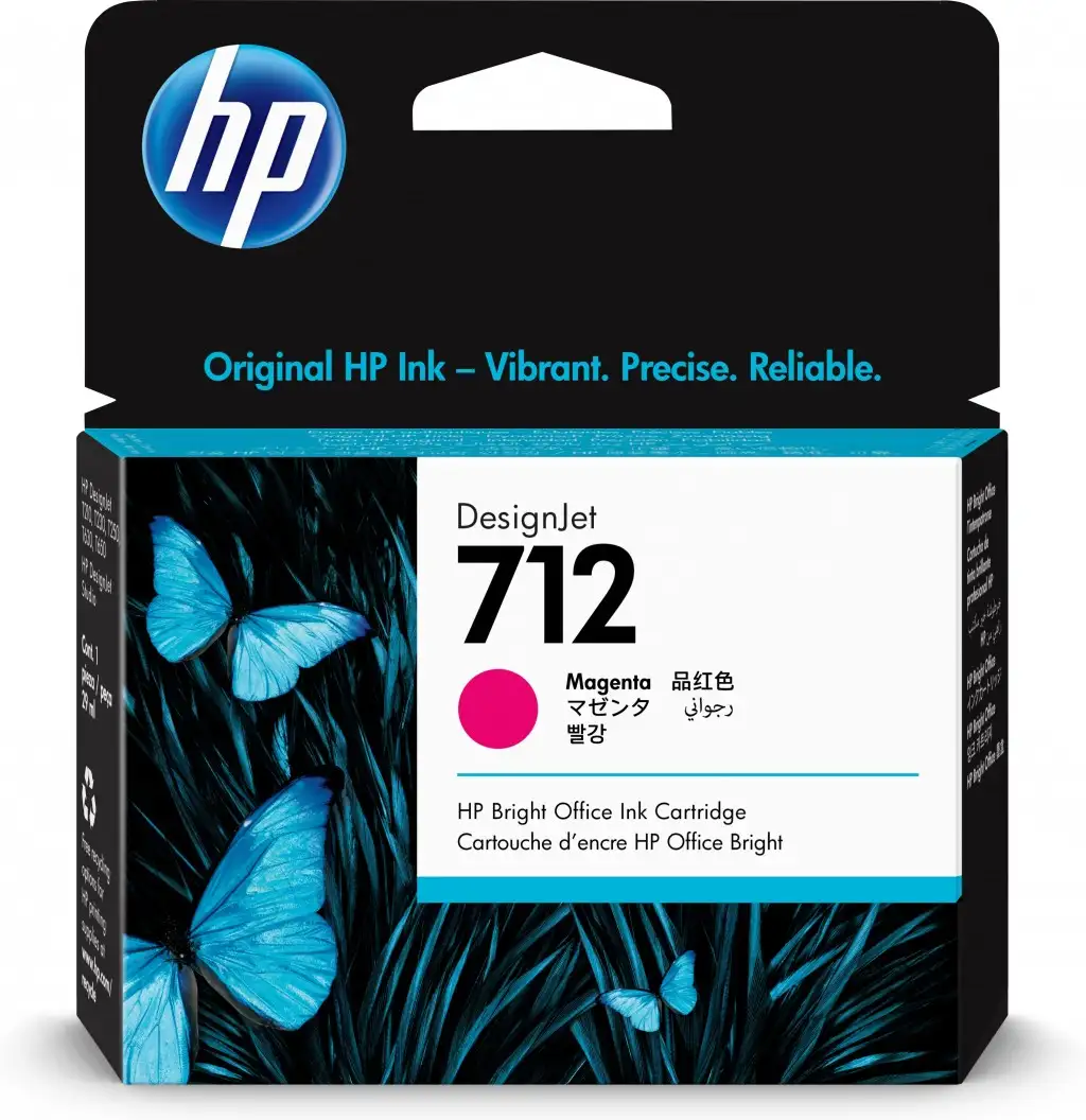 HP 712 29-ml Magenta DesignJet