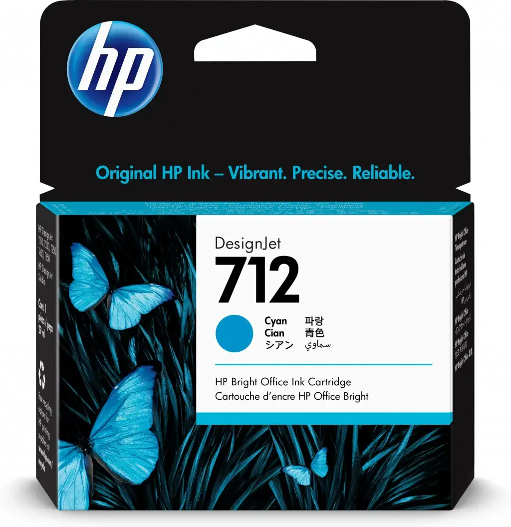 HP 712 29-ml Cyan DesignJet Ink