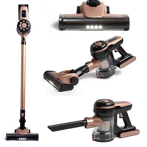 Adler Vacuum Cleaner AD 7044 Cordless operating, Handstick and Handheld, 22.2 V, Operating time (max) 40 min, Bronze, Warranty 24 month(s)