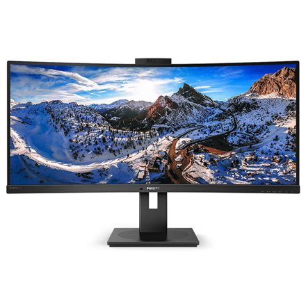 Philips | Curved UltraWide | 346P1CRH | 34  " | VA | WQHD | 21:9 | 100 Hz | 4 ms | 3440 x 1440 | 500 cd/m² | HDMI ports quantity 1 | Black | Warranty 24 month(s)