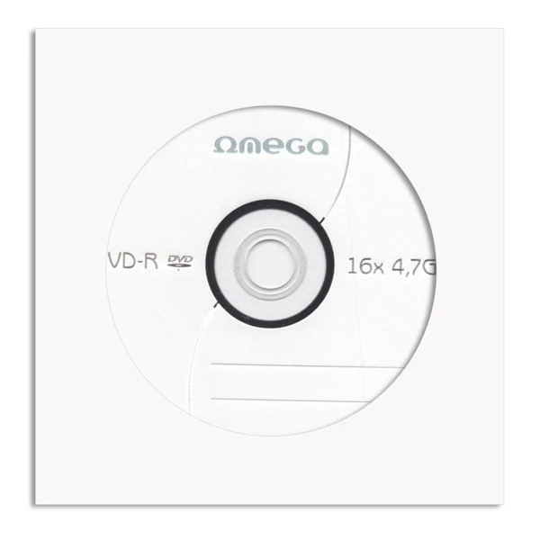 OMEGA DVD-R 4,7GB 16X ENVELOPE, pakk (10 tükk) [40549]