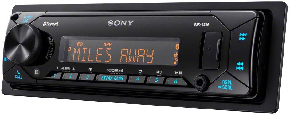 Sony | DSX-GS80 | Yes | 4 x 100 W | Yes | Media Receiver with USB, Bluetooth