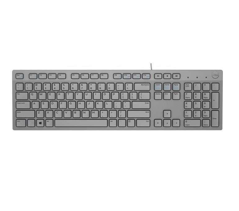 DELL KB216 klaviatuur Universaalne USB QWERTY US rahvusvaheline Hall