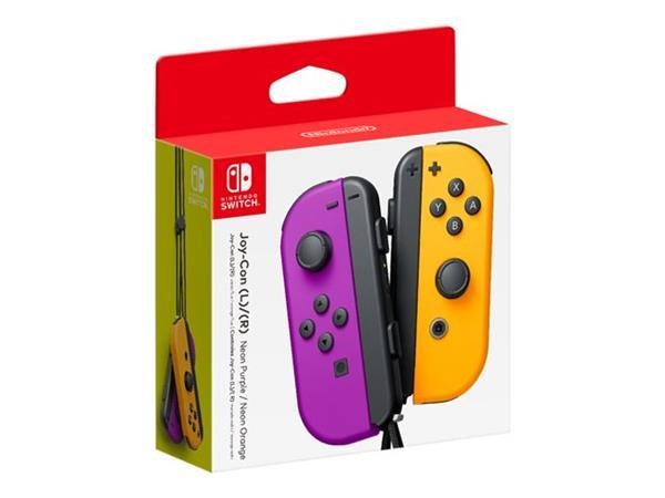 Nintendo Joy-Con Must, Oranž, Lilla Bluetooth Juhtpult Analoog/digitaal Nintendo Switch