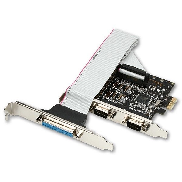 AXAGO PCEA-SP PCI-Express Adapter 2x Serial + 1x Parallel