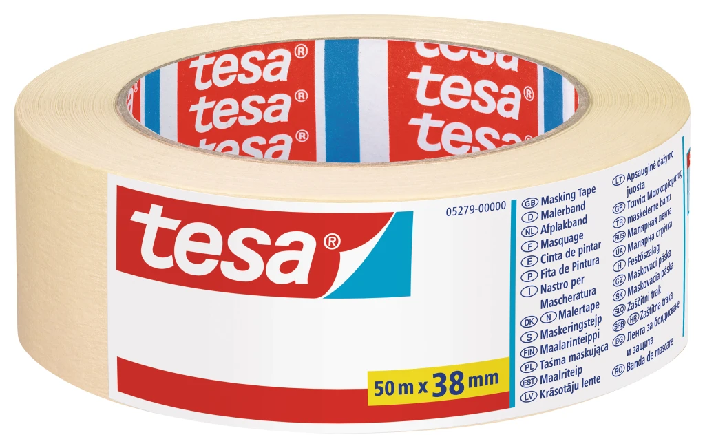 Maalriteip Tesa, 50m x 38mm