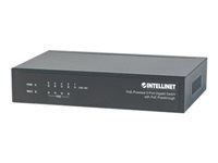 INTELLINET 5-Port PoE+ Gigabit Switch