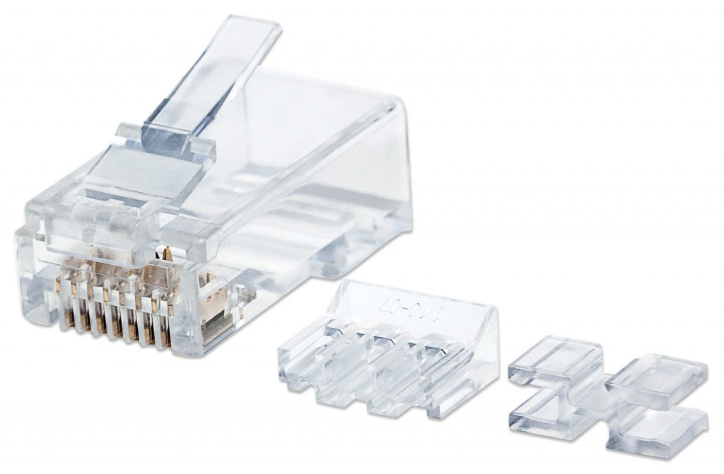 INTELLINET Cat6a RJ45 Modular Plugs