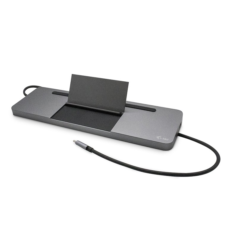 i-tec Metal C31FLATDOCKPDPRO sülearvuti dokk ja pordireplikaator Juhtmega ühendatud USB 3.2 Gen 1 (3.1 Gen 1) Type-C Hall