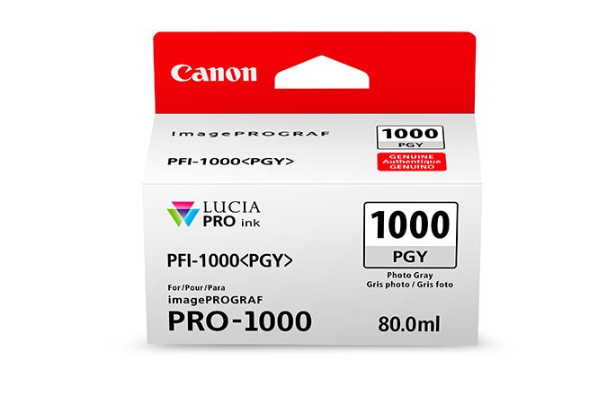 CANON 2LB PFI-1000pgy Ink Photo gray