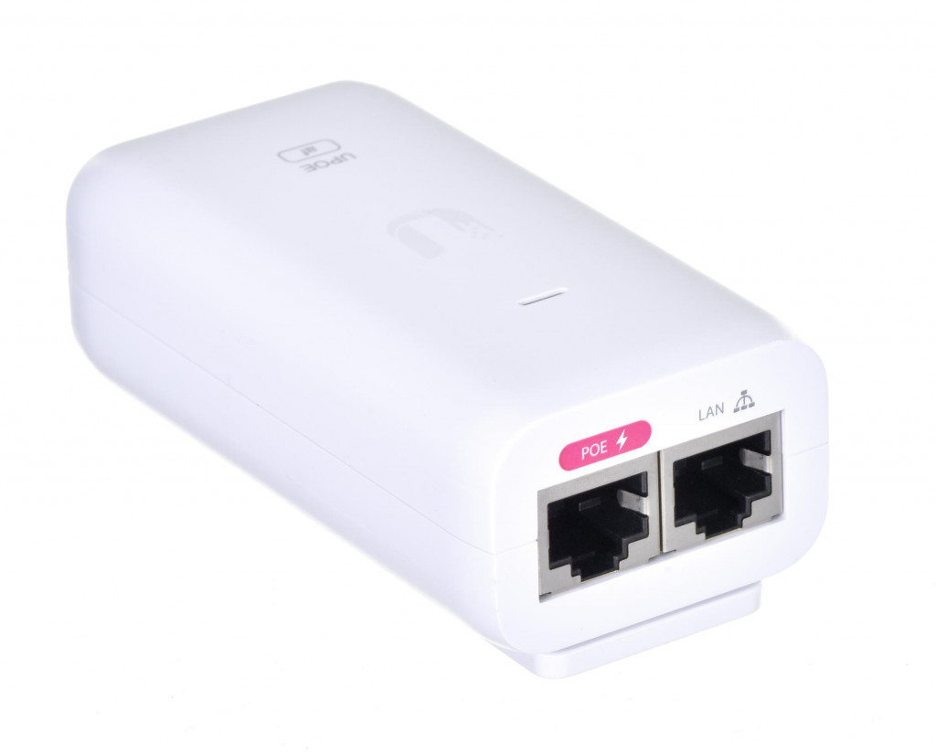 Ubiquiti 802.3af Supported PoE Injector U-POE-af	 Ethernet LAN (RJ-45) ports 1, Power over Ethernet (PoE)
