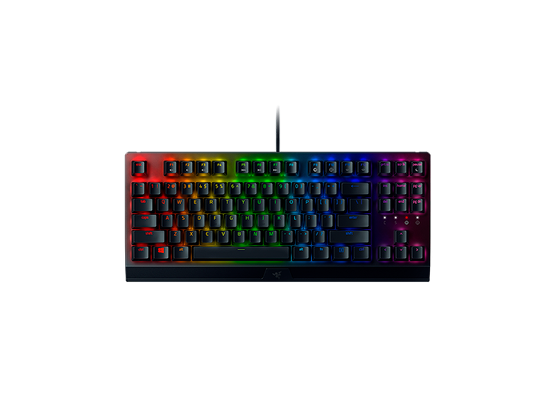 Razer | BlackWidow V3 Tenkeyless | Gaming keyboard | RGB LED light | RU | Black | Wired