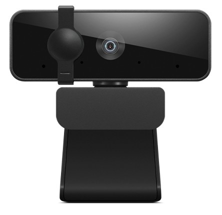 Lenovo Essential FHD Webcam Black, USB 2.0, Recommended for: Pixel perfect high definition FHD video conferencing. Two integrated mics capture audio from every angle. Wide angle 95 lens and pan/tilt, digital zoom controls. An external slicing privacy shutter. UVC encoding ensures compatibility with any video conferencing software