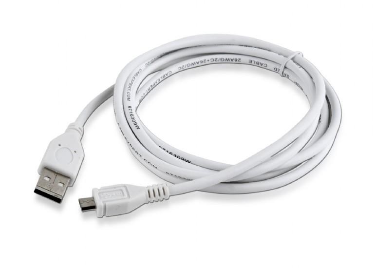 CABLE USB2 TO MICRO-USB 1.8M/CCP-MUSB2-AMBM-6-W GEMBIRD