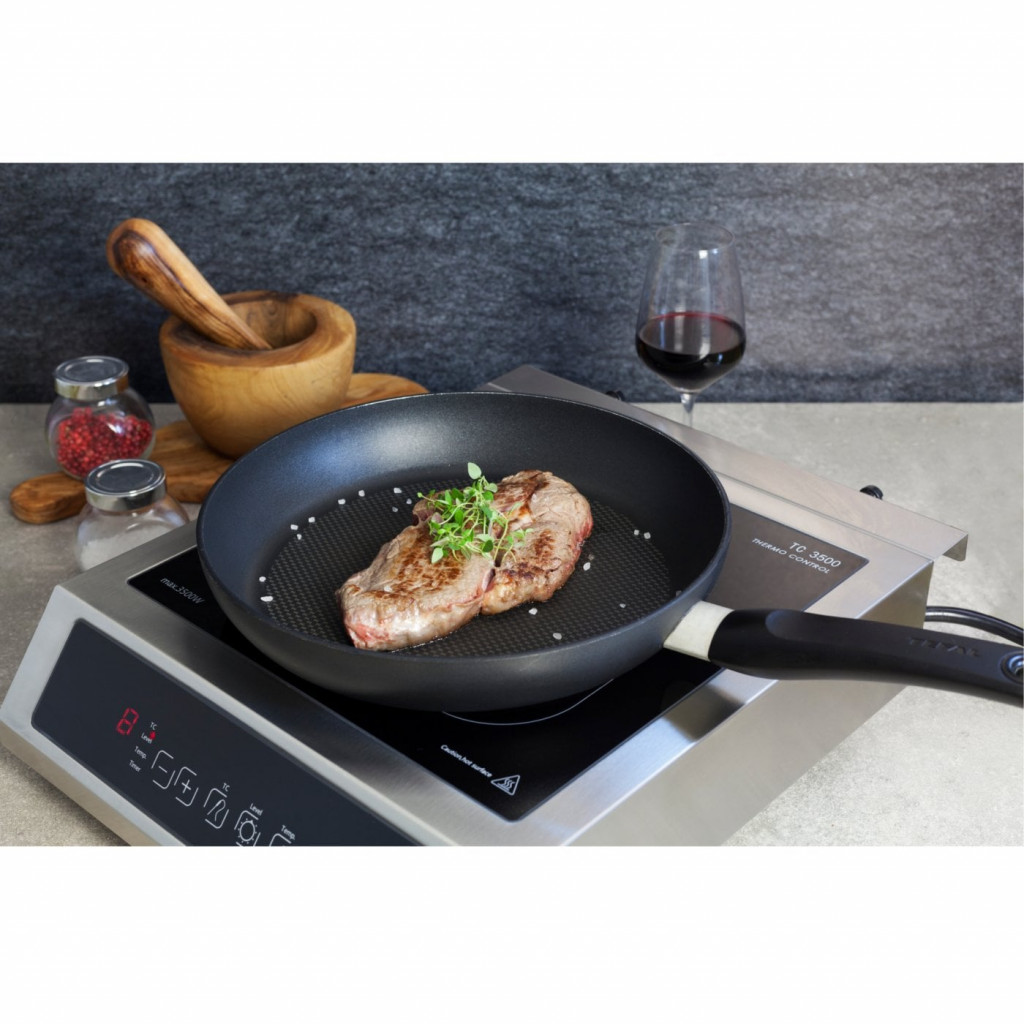 Caso | Thermo Control Hob | TC 3500 | Number of burners/cooking zones 1 | Touch control | Black/Stainless steel | Induction
