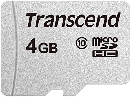 Transcend Mälukaart Micro SDHC 4GB/CLASS10 TS4GUSD300S