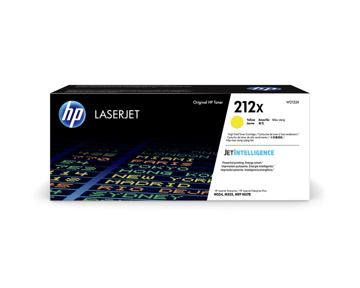 HP 212X High Yield Yellow Original LaserJet Toner Cartridge