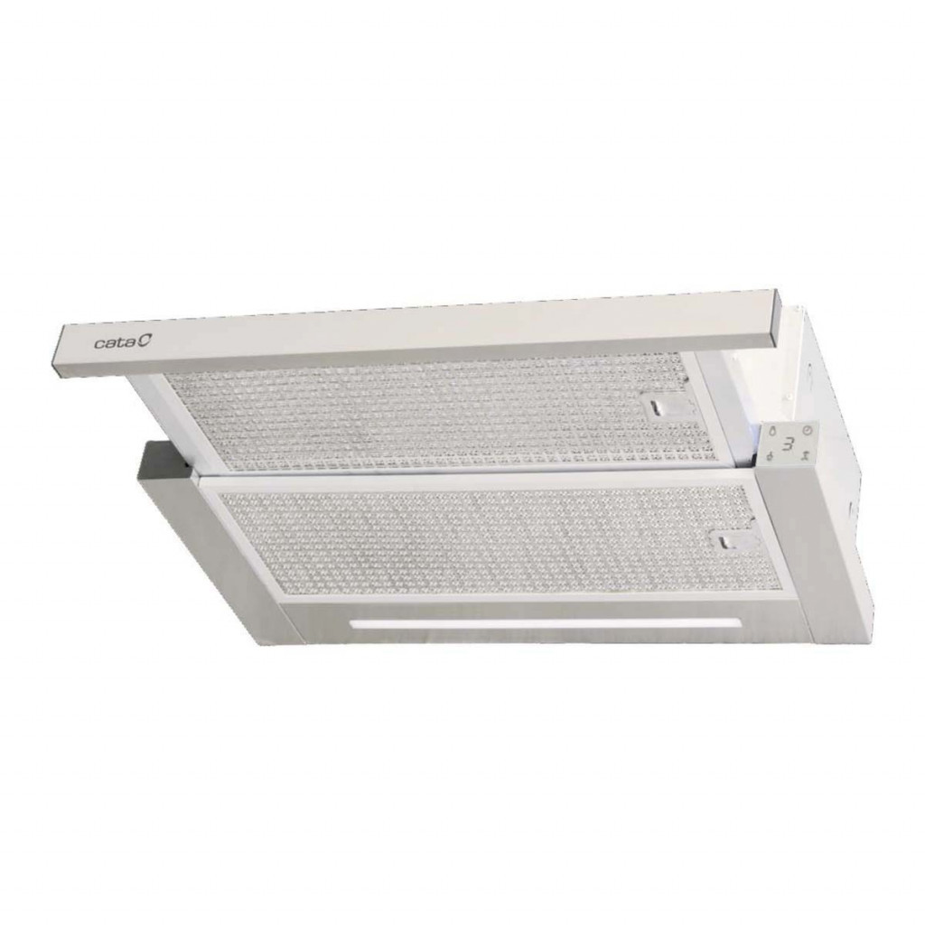 CATA | Hood | TFH 6630 WH | Telescopic | Energy efficiency class A+ | Width 60 cm | 605 m³/h | Touch control | LED | White