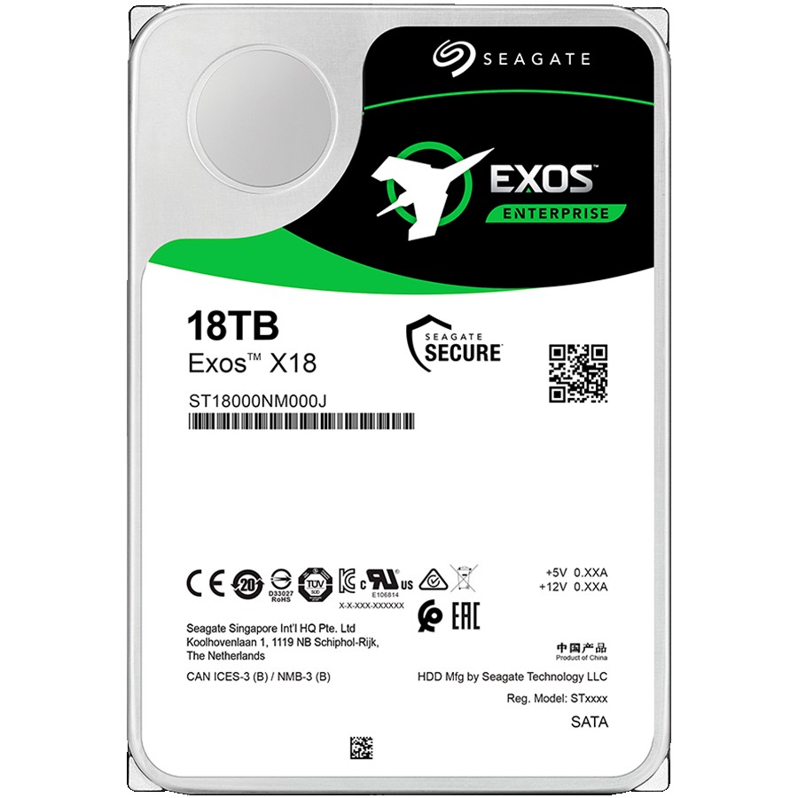 SEAGATE HDD Server Exos X18 512E/4kn ( 3.5'/ 18TB/ SATA 6Gb/s / 7200rpm)