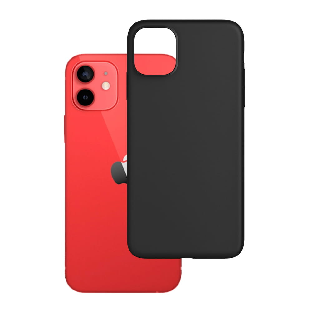 3MK Matt Case, Apple, For iPhone 12/12 Pro, Black