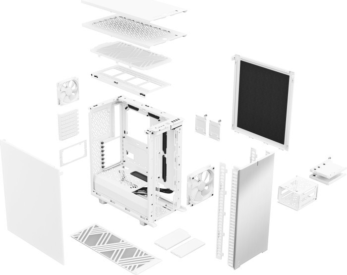 Fractal Design | Define 7 Compact | White | Mid-Tower | Power supply included No | ATX