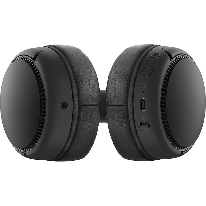 Panasonic | Deep Bass Wireless Headphones | RB-M300BE-K | Wireless | Over-ear | Microphone | Wireless | Black