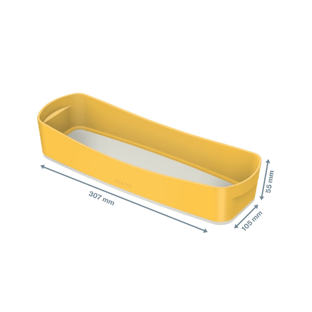 Hoiukast kaaneta Leitz MyBox, 307x55x105 mm, soe kollane
