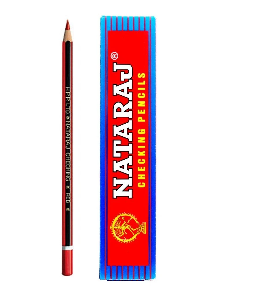 Värvipliiats Nataraj, 12 tk, punane