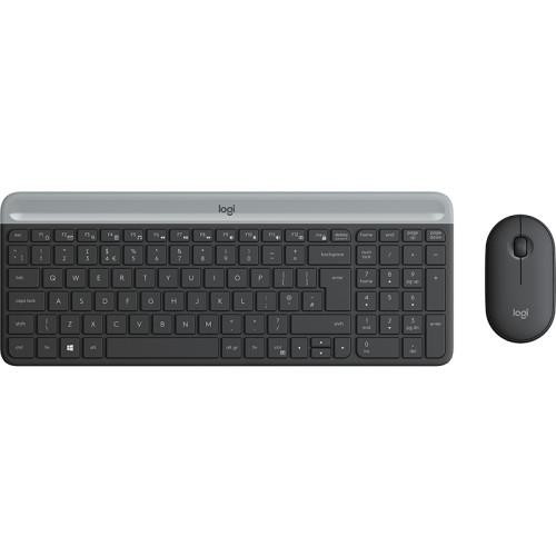 Logitech MK470 klaviatuur Hiir kaasa arvatud Raadioside QWERTY US rahvusvaheline Grafiit