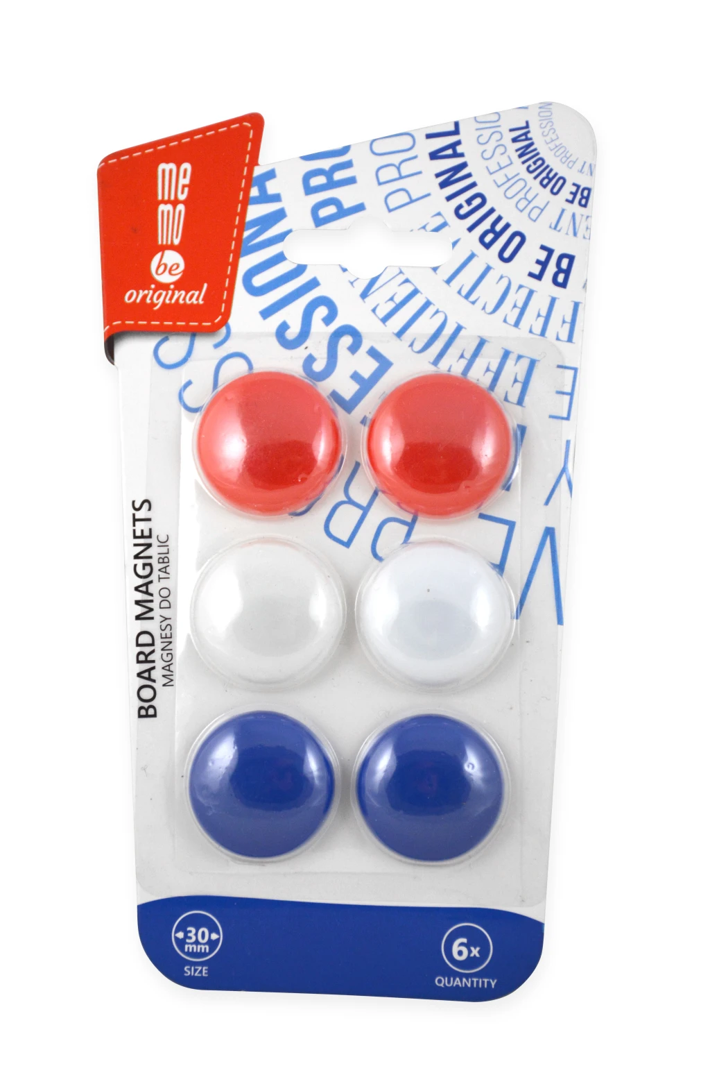 Tahvlimagnet MemoBe 30 mm, assortii. 6tk