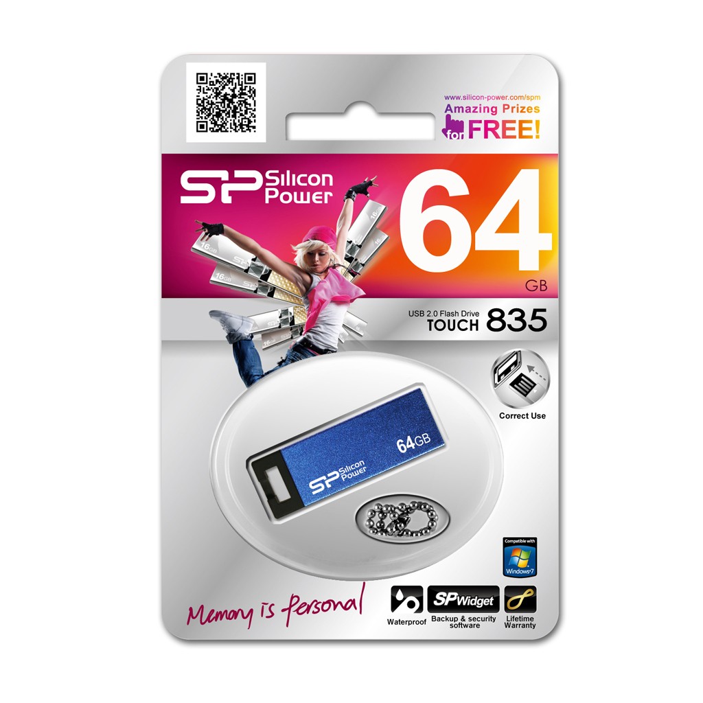 SILICON POWER memory USB Touch 835 64GB