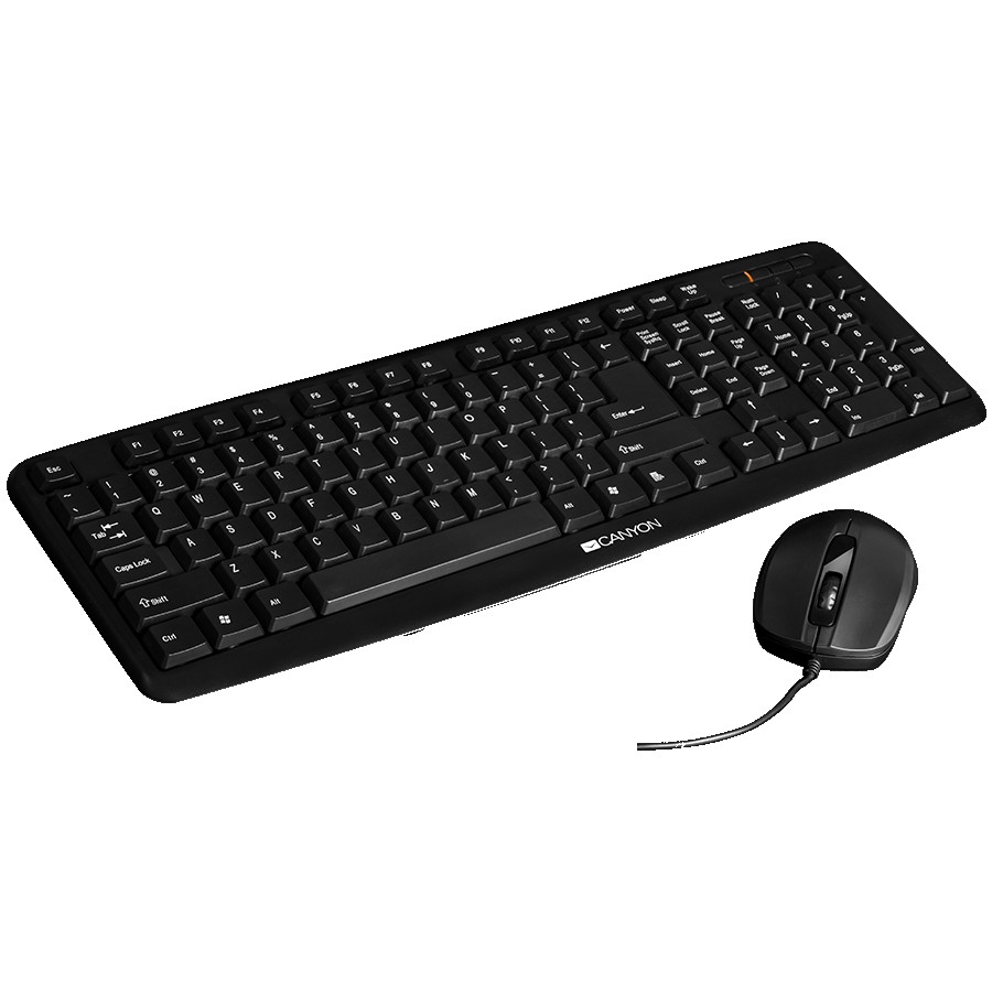 CANYON SET-1 EN Keyboard+Mouse Wired Black